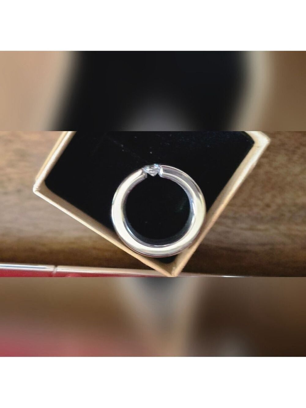 Speidel Stainless Steel CZ Triple Band Ring - Picture 2 of 9